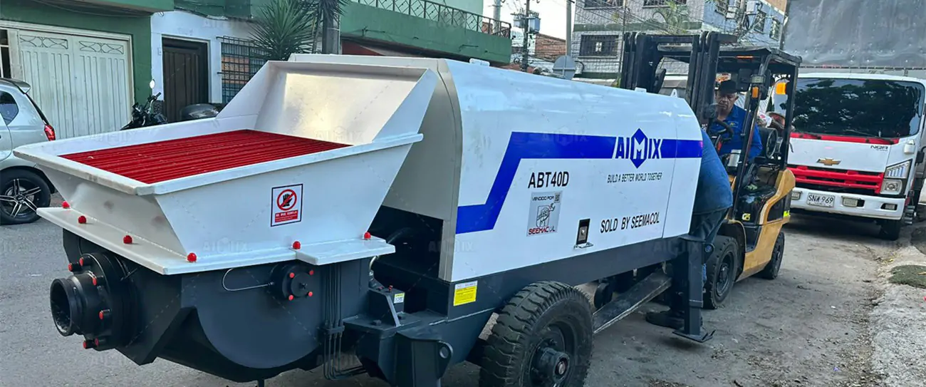 ABT30C Small Concrete Line Pump for Colombia