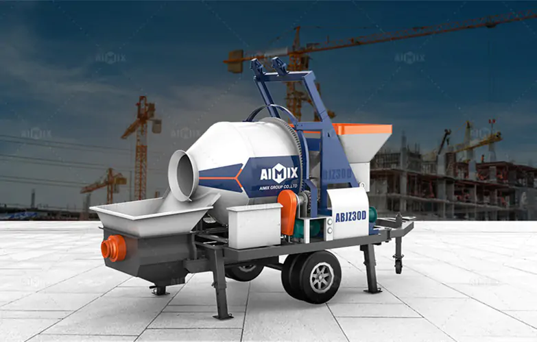 Drum Mixer Kind Small Concrete Mixer Pump