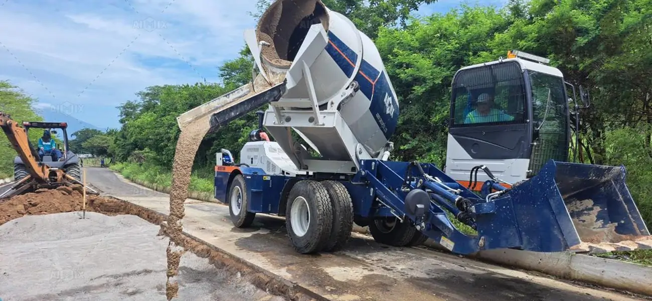AS-3.5 concrete mixer south Africa for road construction