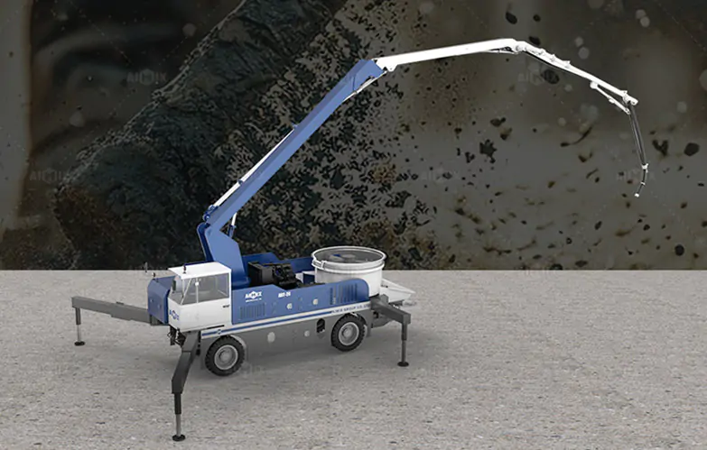 Boom Type Wheel Base Concrete Pump Philippines