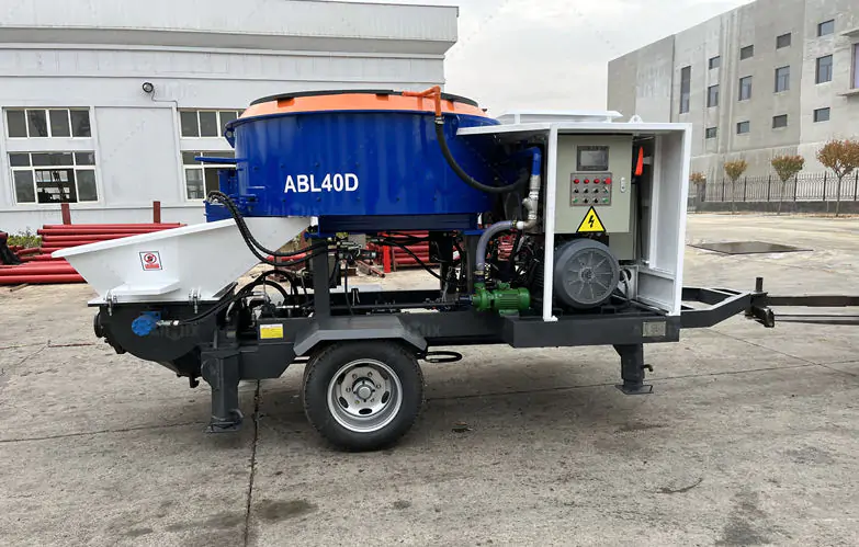 Vertical Shaft Mixer Concrete Pump Indonesia