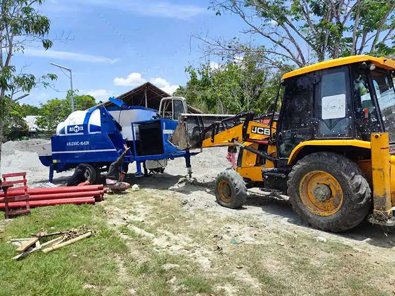 concrete mixer pump Philippines for mosque construction