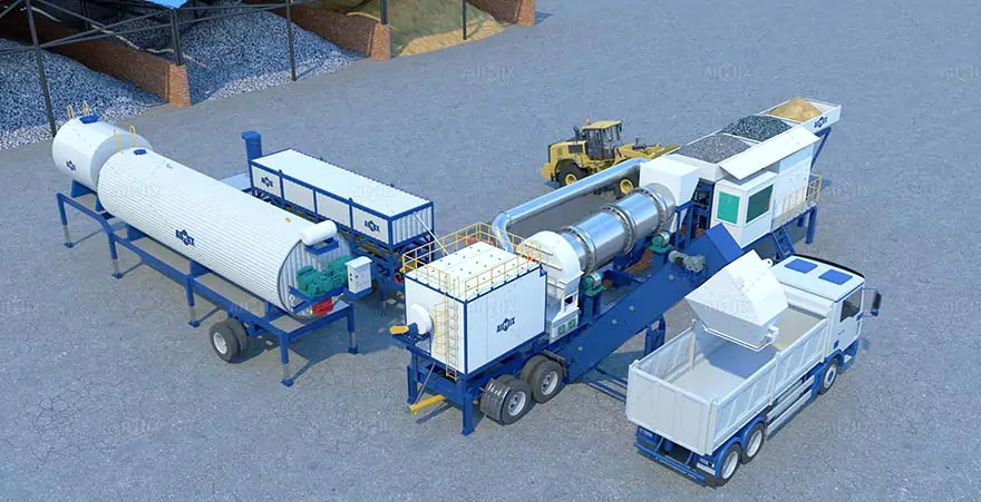 new continuous asphalt batch plant ALYZ Series