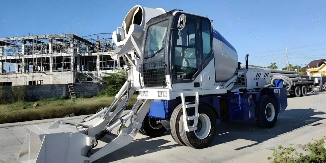 AS-3.5 concrete mixer for house building in Jamaica
