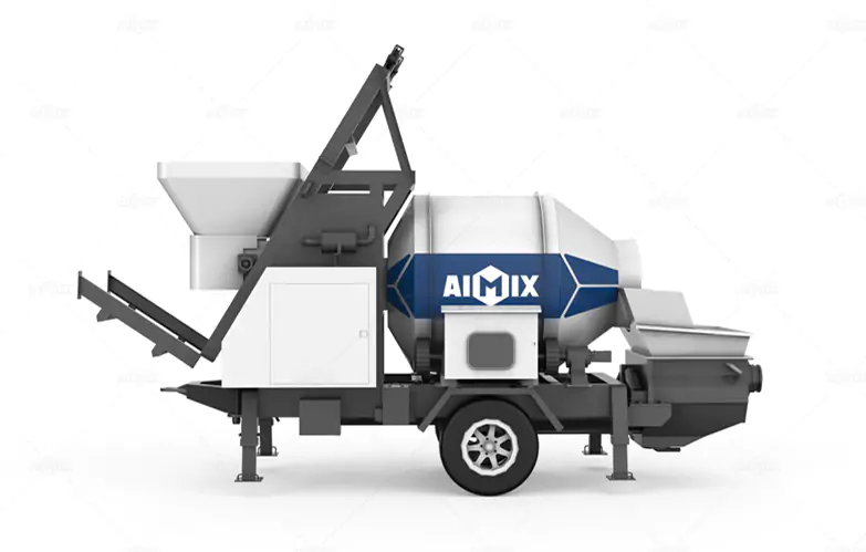 ABJZ30C Diesel Powered Concrete Mixer with Pump Price