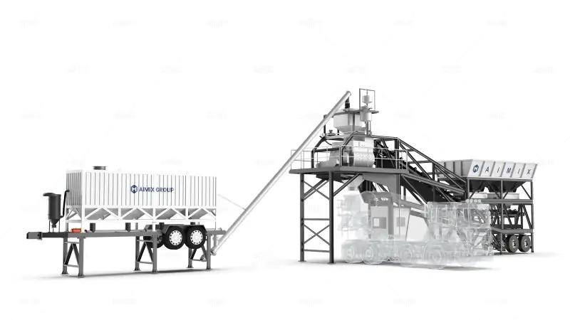 mobile batching plant-flexible green deployment